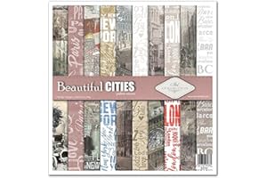 ITD Collection - Confezione per scrapbooking, 12 x 12 pollici, carta decorativa, decoupage, creazione di biglietti, dimensioni carta - 310 x 320 mm (SLS-031- HS code 48025890)