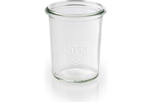 APS 12 oryginalnych słoików WECK 160 ml, Ø 6 cm, H: 8 cm, słoik na przetwory, słoik dekoracyjny, słoik na desery, słoik do przechowywania, można myć w zmywarce