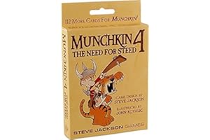 Steve Jackson Games | Munchkin 4: The Need for Steed | Board Game | Ages 10+ | 3-6 Players | 90 Minutes Playing Time