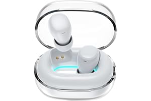 Xmenha Écouteurs Bluetooth Ecouteurs sans Fil oreillette Etanche IPX4 Bluetooth 5.3 avec Son HiFi Stereo Petit Taille de Poche Contrôle Tactil Casque sans Fil Sport