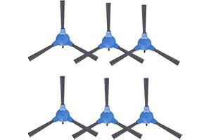 DETETAP Ersetzen Bürsten für Eufy RoboVac 11S, 12,15C, 30, 30C, 35C Staubsauger Seite Bürsten 6 Stücke