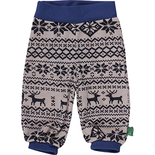 Fred's World by Green Cotton Baby Boys Wool nordic pants Trousers, Blue (marine 019395301), 6-9 Months