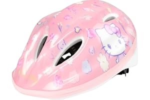 Tataway Hello Kitty Cykelhjälm Enkel Storlek M 52–56 cm för flickor, med justerbart hjul och ventilation