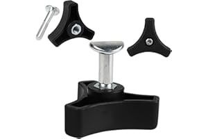 BLMHTWO 3Pcs Triangle Handle Knob Nut Screw Bolt Lawn Mower Handle Knobs Lawnmower Handle Wing Nut and Bolts Lawnmower Handle Bolt