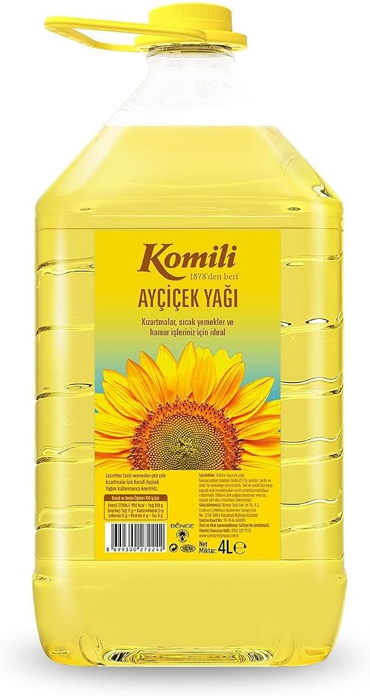 KOMİLİ AYÇİÇEK YAĞI 4 LT PET