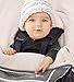 Wallaboo Footmuff, Warm and Cosy Footmuff, for 6 - 36 months, Durable Faux Suede and Soft Sheerling, Cozy and warm, Grey