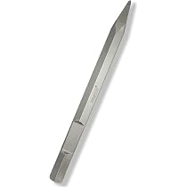WERHE Cincel Puntiagudo 28x400mm Para Martillo Demoledor - Acero Endurecido, Alojamiento HEX28, Compatible Con Bosch, Makita Y Einhell, Para Hormigón Y Mampostería