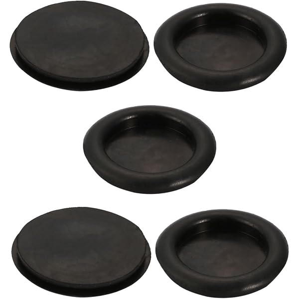 Sourcing Map 300 Stück Weiße Gummikabeltüllen – 5 Mm X 10 Mm, Zum Schutz Von Kabeldurchführungen