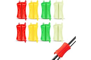 Divove Angeln Rutenschutz, Rutenhalter 8 Stück, Angelrutenhalter, Angelrute Schutz Befestigung, Gummi Angelzubehör, Rod Beam, Outdoor Supplies, Rutenauflage, Angel Zubehör, Großer Durchmesser