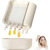 Kırmızı ve Mavi Işık,Mikroakım Teknolojili Sa&ccedil; Masaj Aleti 5ml Serum Hazneli Tarak başlıklı