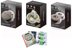 GICO Cast Huzzle Puzzle Set No. 13 Padlock, Cyclone, Infinity SG 5.6 + Cast Huzzle Product Flyer No. 13