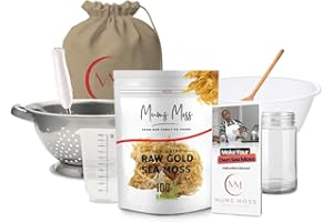 Sea Moss Gel Making Kit - DIY Kit with Hand Blender, Smoothie Cup - Mums Moss Make Your Own Seamoss Kit – Nutrient Packed Wild Crafted St Lucia Sea Moss