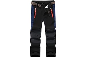 DAFENP Pantaloni Neve Trekking Bambino Impermeabili Sci Traspirante Softshell Invernali Pioggia Escursionismo Ragazze Ragazzo