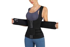 KUMAYES Gilet de Sudation Femme Débardeur Minceur Sauna néoprène Gaine Amincissante Ventre Plat vêtements de Sudation Sport