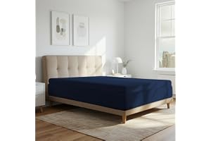 Pizuna Kuvertlakan 120X200 cm denim blå 400 Trådar 100% Långstaplad Bomull