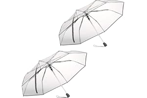 ‎CARLO MILANO Carlo Milano transparente Regenschirme, Ø 100 cm (Durchsichtiger Regenschirm)