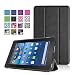Produktbild TNP New Fire 7 Schutzhülle (schwarz) – Ultra Slim-Folio Cover Ständer mit gummierten Rückseite für Amazon New Fire 17,8 cm (5. Generation) 2015 Release Tablet