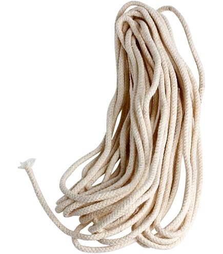 20 Mèches En Coton Pour Lampes à Huile - 150 Mm X 6 Mm - Pour Lampes à Pétrole, Bougies à Alcool, Remplacement Facile