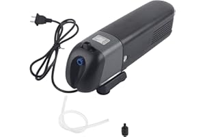 PSSOPP Hffheer Filtro de Acuario Esterilizador UV Lámpara Esterilizador de luz UV Clarificador Bomba de oxígeno Acuario Tratamiento de Agua Estanque Piscina Esterilizador UV Luz 220-240V (9W)