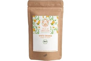 ‎TEA OF DREAMS Weißer Tee Bio mit Orange "White Orange" | loser Tee | 150g