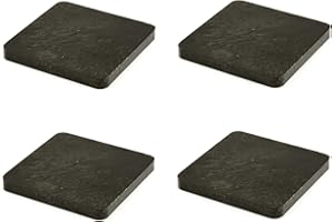 TERF® 70mm X 70mm X 10mm Heavy Duty Plastic Packers Shims Spacers Fender Alignment Shim Flat Plate Square Packing 10mm Thickness - Pack of 4