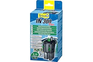 Tetra IN 300 plus Filtro interior - Filtros interiores potentes y confortables para la filtración mecánica, biológica y quími