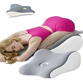 Viscora Premium Pozisyon Yastığı &ndash; &Uuml;st Segment Ortopedik Destek Minderi, Ergonomik Visco Tasarım, Bel Kal&ccedil;a Sırt İ&ccedil;in &Ouml;zel Ko
