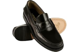 Zerimar Scarpe Uomo Pelle Taglie Grandi | Scarpa Mocassino Uomo | Scarpe Elegante | Mocassino Casuale Uomo Pelle | Fabbricato in Spagna