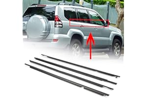 Three T 4 correas de sellado de puerta de coche compatibles con Land Cruiser Prado 120 Series 2003-2009, para Lexus GX470 2003-2009