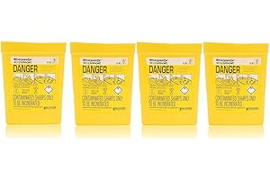 Sharpsafe Sharps Bin 0.3 Litre - Pack of 4