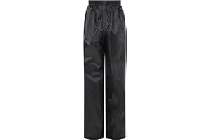 WETPLAY Kids Waterproof Rain Over Trousers Childrens Childs Boys and Girls Rainwear