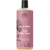 Urtekram Soft Wild Rose Moisturizing Shower Gel 500 ml | COSMOS ORGANIC Certified by Ecocert Greenlife; Body Wash with Aloe V