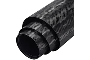 Blueshyhall Autofolie Muster Waben, Car Wrapping Folie Carbon Wabenmuster Glanz Matt Innen Außen, Autofolie mit luftkanälen, Coole Tunning Vinyl Folie für Auto, Motorrad (Schwarz, 45 x 152 cm)
