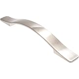 Maniglia Cominfer Cod. 714 Per Mobili | Made In Italy, Acciaio Satinato, Interasse 160 Mm - 2