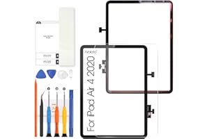 ARBILATO Touch Screen for iPad Air 4 2020 10.9 inch, Digitizer for iPad Air 4th Touchscreen,For iPad A2316 AA2324 A2072 A2325 Glass with Repair Kit (Not LCD,Black)