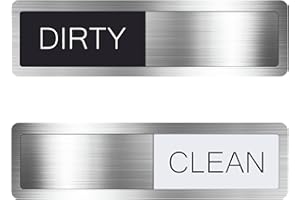 BQMEZRNUS Clean Dirty Dishwasher Magnet Sign Dishwasher Clean Dirty Sign Clean/Dirty Dishwasher Sliding Sign Magnetic Sign Clear and Easy to Read Font, Used for Cleaning and Dirt Reminder Signs,Kitchen Gadgets