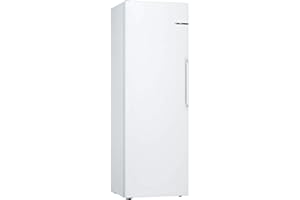 Bosch Home & Kitchen Appliances Bosch Serie 4 KSV36VWEPG Freestanding Fridge with SuperCooling function, LED Lights, EasyAccess Shelf, FreshSense sensors, 186x60cm, White
