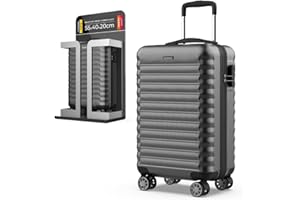 NUMADA - Maleta de Viaje Cabina 55x36x19cm (30L) Upfly XS con Cierre de Combinación y 4 Ruedas Dobles 360. Maleta de Mano Rígida Resistente, Ligera con Interior Compartimentado