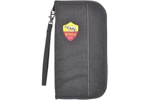 AS Roma 161847, akcesoria do portfela podróżnego Unisex-Dorośli, 2 x 13 x 24 cm, czarne, 2x13x24 cm