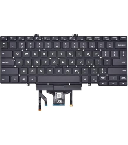 Laptop Keyboard,Backlit,No Keyboard Trim,Replacement Keyboard