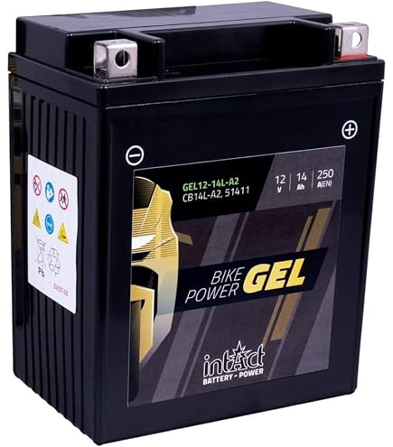 Citomerx YB14-A2 Gel Motorcycle Battery – 12V 14Ah, 230A CCA – Replaces Yuasa/Varta 51412 – Germany Shipping