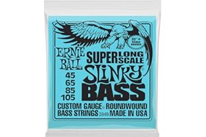 Ernie Ball Super Long Scale Slinky Electric Bass Strings - 45-105 Gauge
