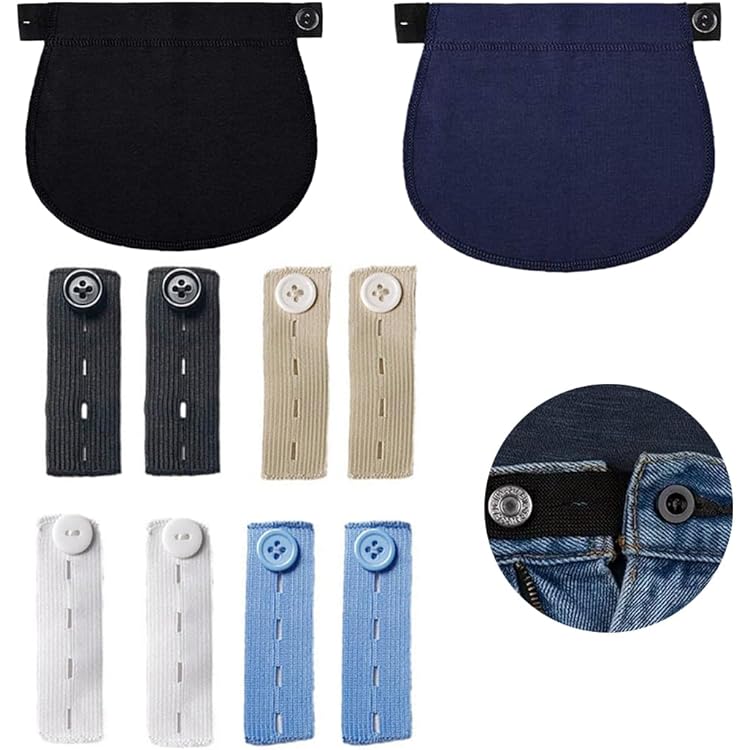 4 Pièces Elargisseur Pantalon Extension Pantalon Grossesse