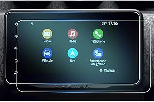 CDEFG Compatibile con Dacia Duster 2022 2023 2024 Navigatore Pellicola Protettiva 8 pollici Antigraffio 4H GPS Trasparente Proteggi Schermo Auto GPS Navi Screen Protecto Duster Accessori [2 pezzi]