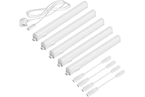 Parlat LED Under-Cabinet luminaires Rigel, 31.3cm Each, 445lm Each, White, Set of 5, BS