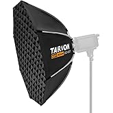 TARION Softbox Quick Mount Octagonal &ndash; Softbox Bowens 90 cm Folding with Grid Double Diffusion for Photography Studio Video O