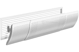 MagiDeal Deflettore per condizionatore d'aria, bocchette di aerazione, deflettore per direzione del, parete laterale, deflettore per aria di confinamento, da 49 cm a 120 cm