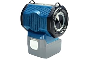 JANRI Bluetooth Portable Speaker compatible with Makita LXT 18V Battery. Work for jobsite,Outdoor,Camping,Party,Home,Gift for Women, with USB Type-c,Green
