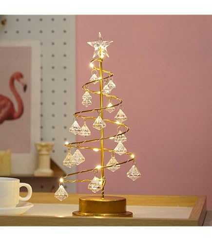 Lampada 3D Illusione Ottica Albero Di Natale | 16 Colori Con Telecomando E Dimmer | USB O Batterie | Regalo Originale