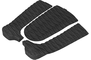 FOXCUP FECAMOS Stomp Pad, EVa Surfboard Traction Pad para Tabla de Surf Protectora Decorativa para Surfingshortboard, Skimboard, Paddleboard(No poroso)